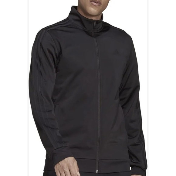 Adidas Men's Essentials Warm-Up 3-Stripes Track Top Jacket Size XL - NWT - Picture 2 of 3